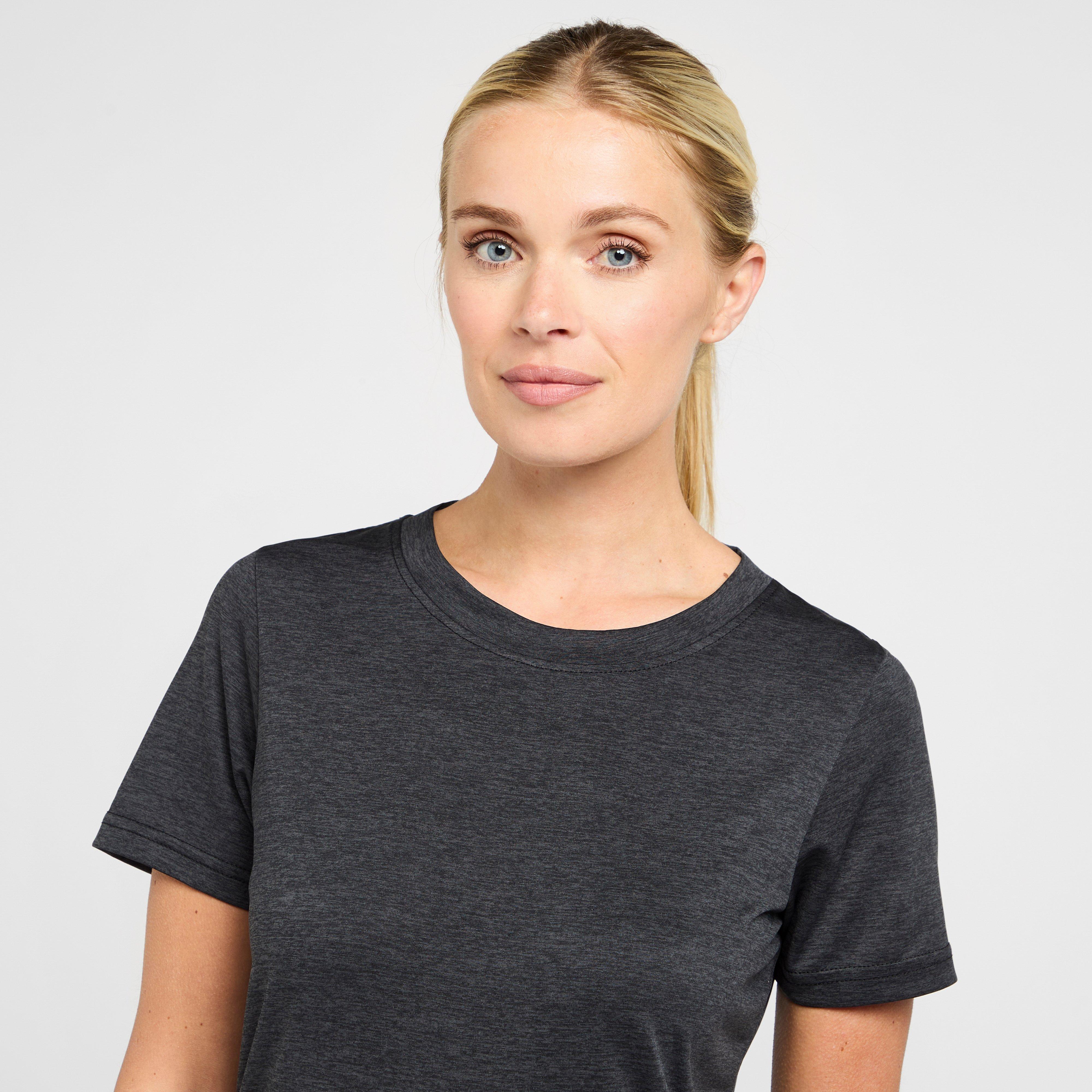 Womens Active Short Sleeve T-Shirt Black