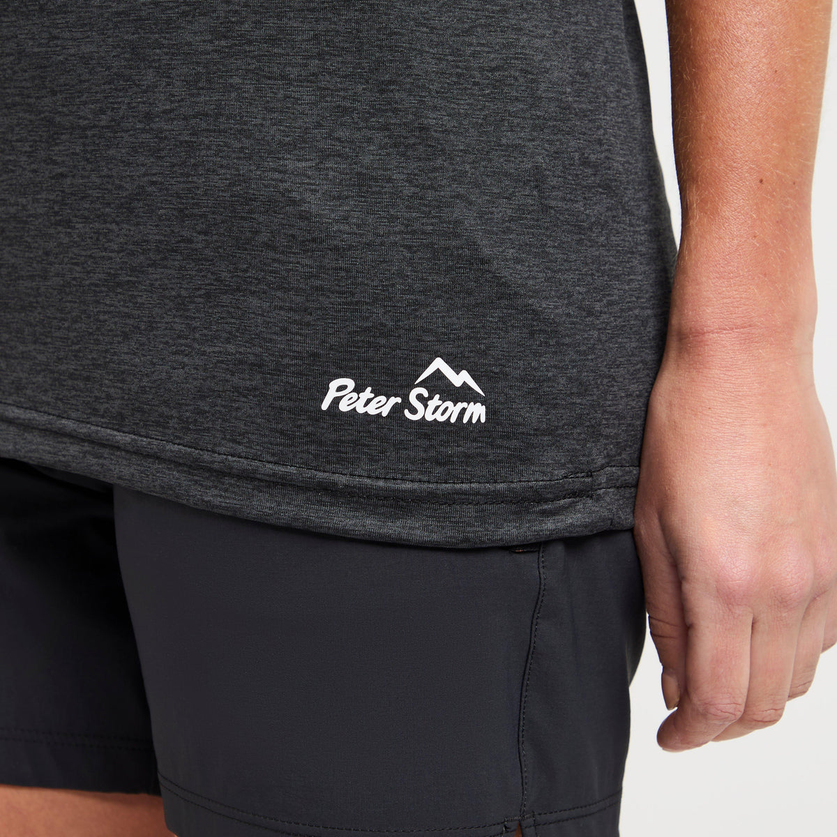 Womens Active Short Sleeve T-Shirt Black