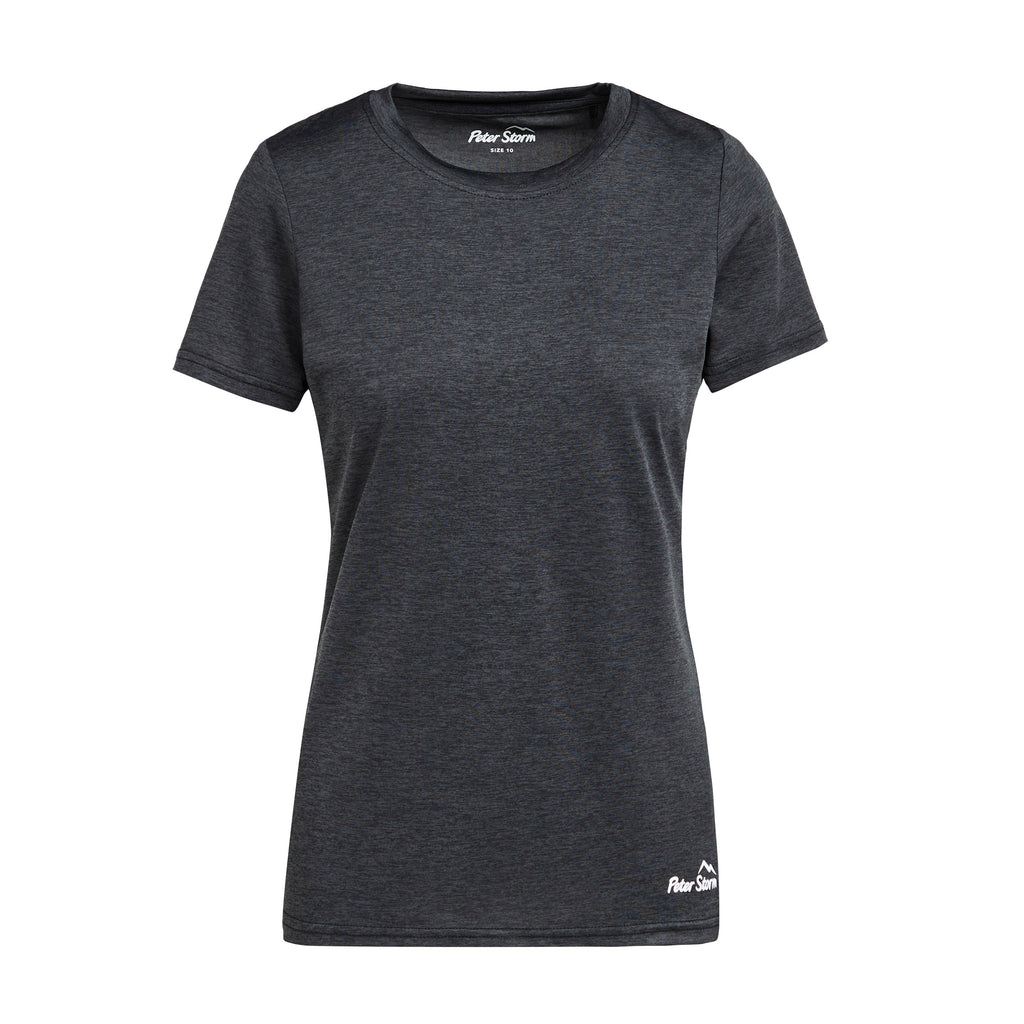 Womens Active Short Sleeve T-Shirt Black