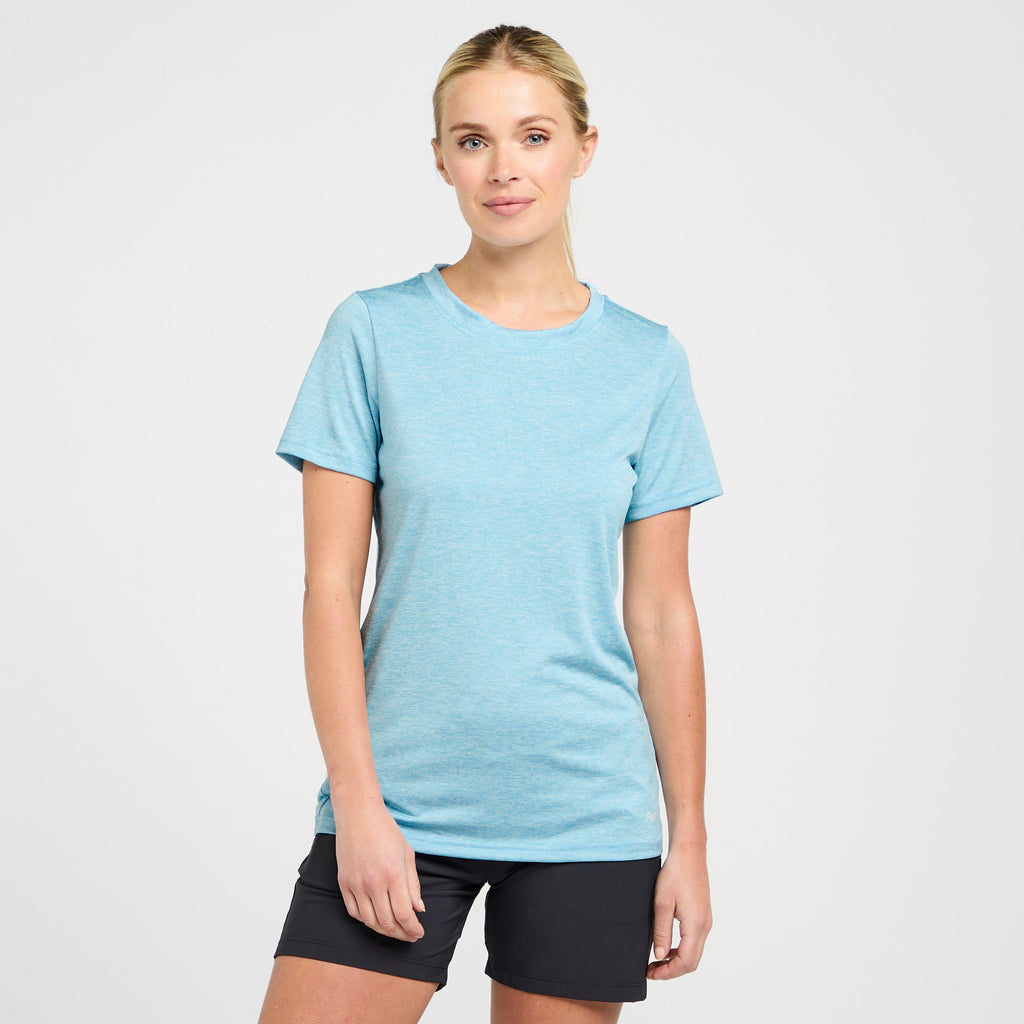 Womens Active Short Sleeve T-Shirt Blue
