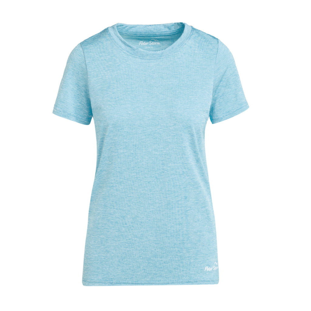 Womens Active Short Sleeve T-Shirt Blue