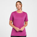 Womens Active Short Sleeve T-Shirt Pink