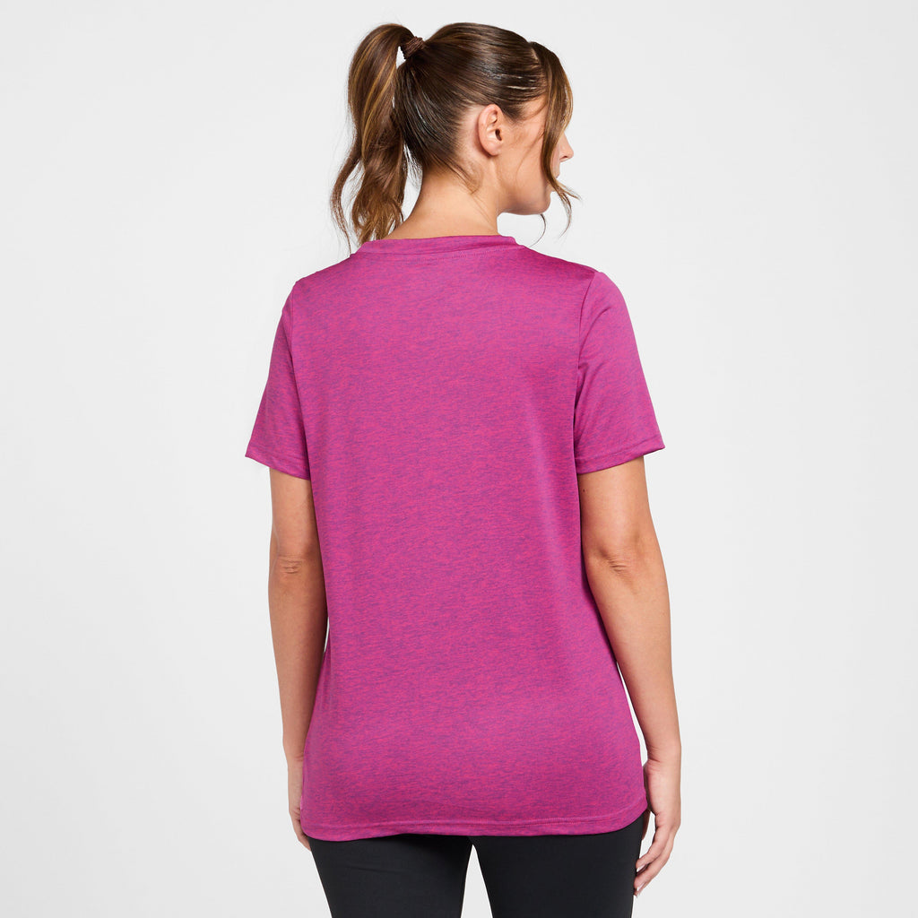 Womens Active Short Sleeve T-Shirt Pink