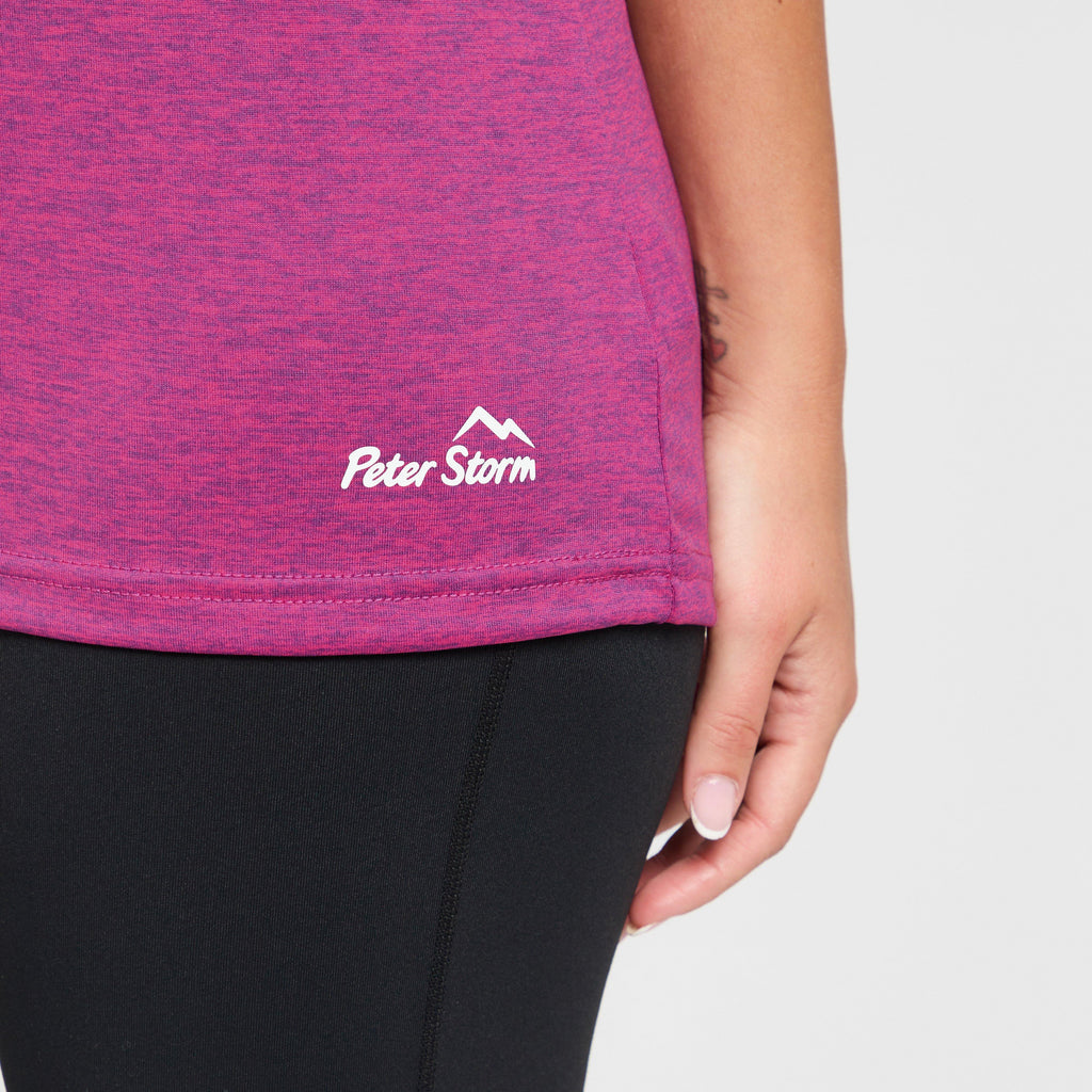 Womens Active Short Sleeve T-Shirt Pink