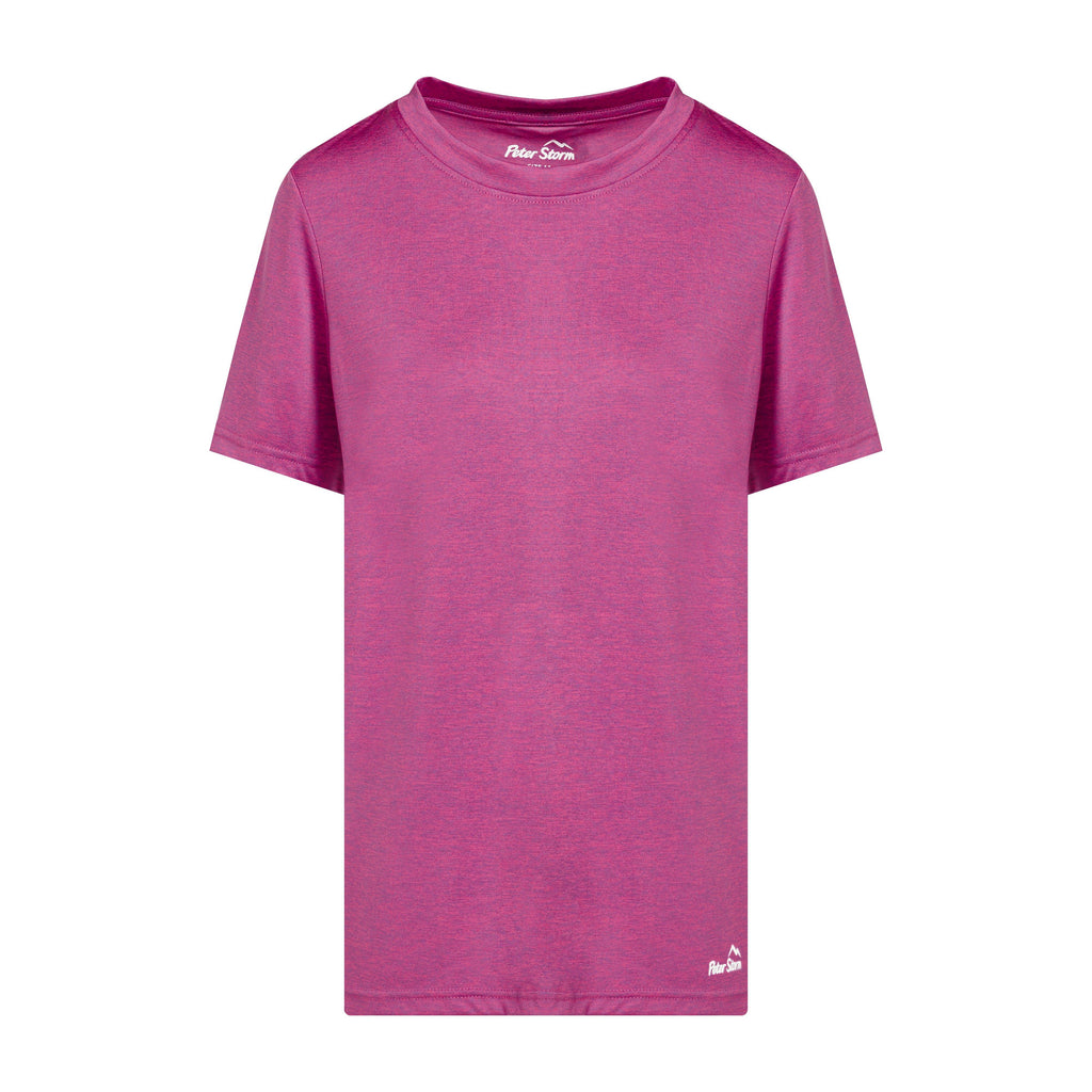 Womens Active Short Sleeve T-Shirt Pink