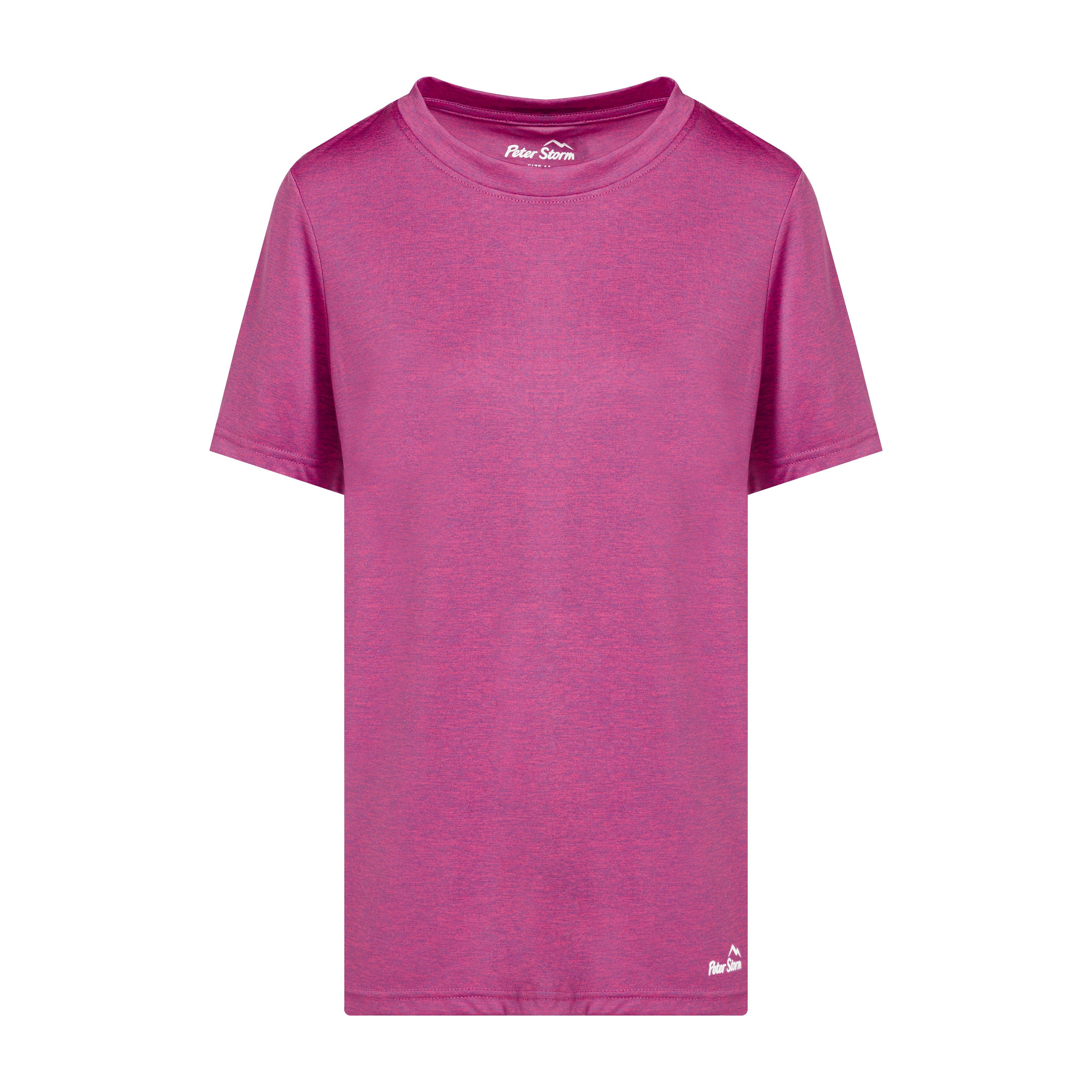Womens Active Short Sleeve T-Shirt Pink
