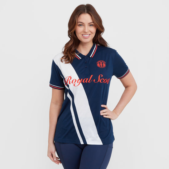 Womens Evelyn Lightweight Polo Navy