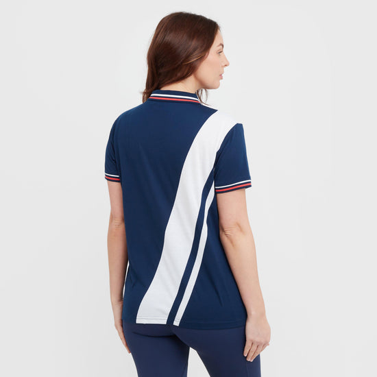 Womens Evelyn Lightweight Polo Navy