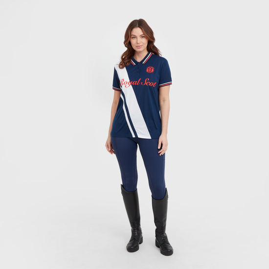 Womens Evelyn Lightweight Polo Navy