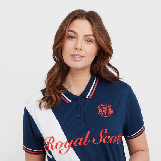 Womens Evelyn Lightweight Polo Navy