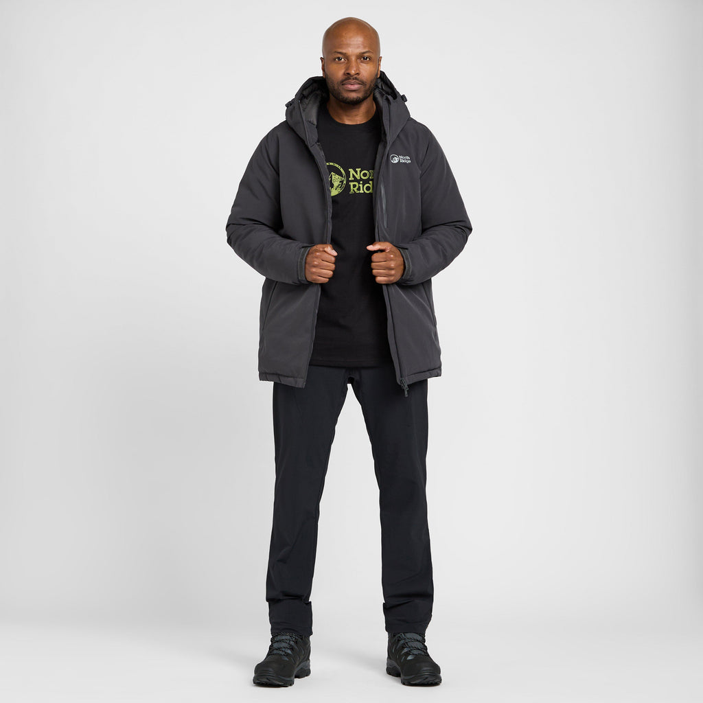 Mens Domain Waterproof Parka Grey