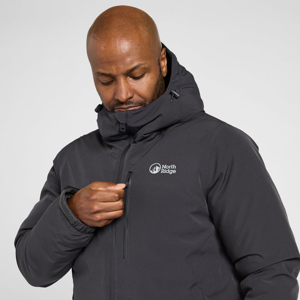 Mens Domain Waterproof Parka Grey