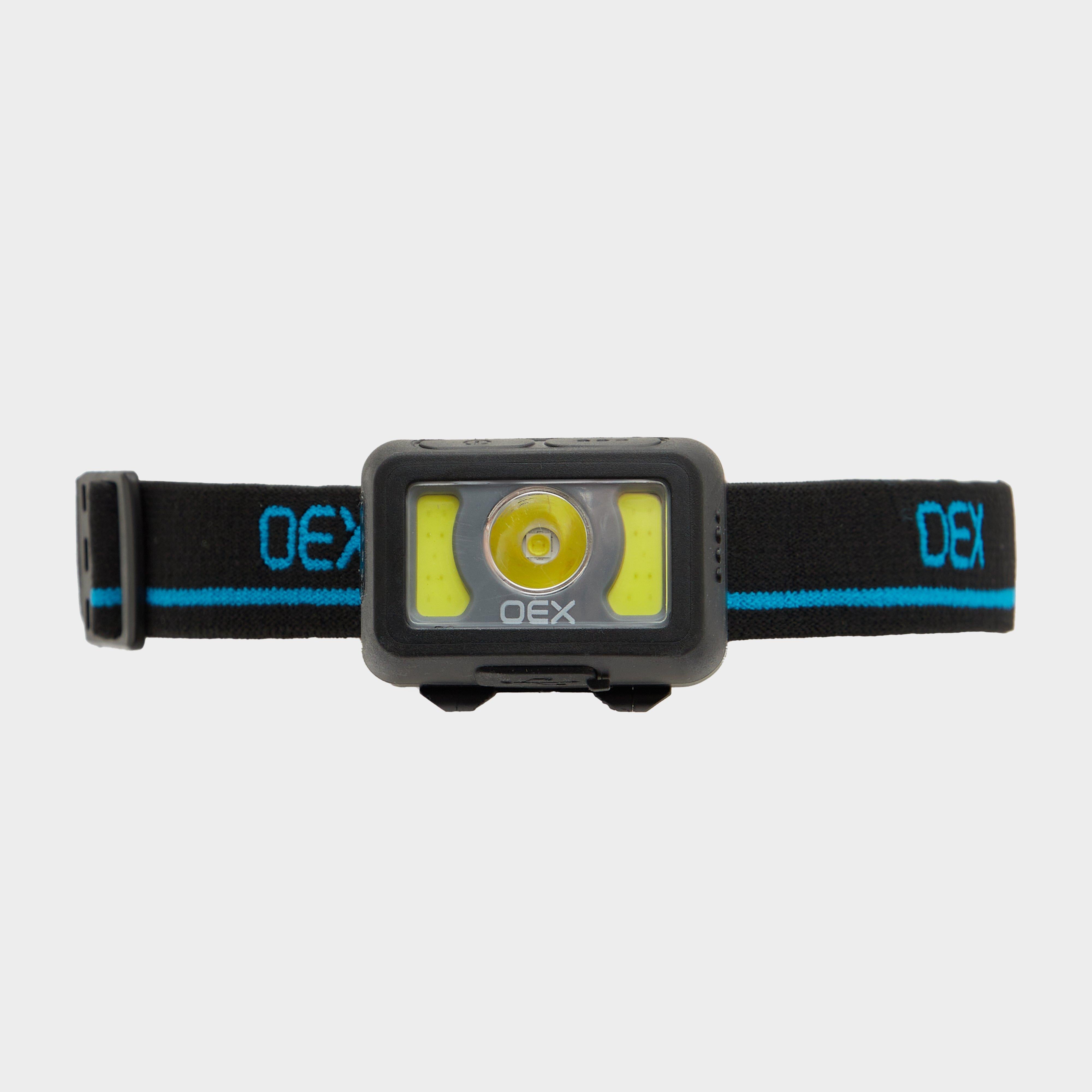 500L Rechargeable Head Torch Black