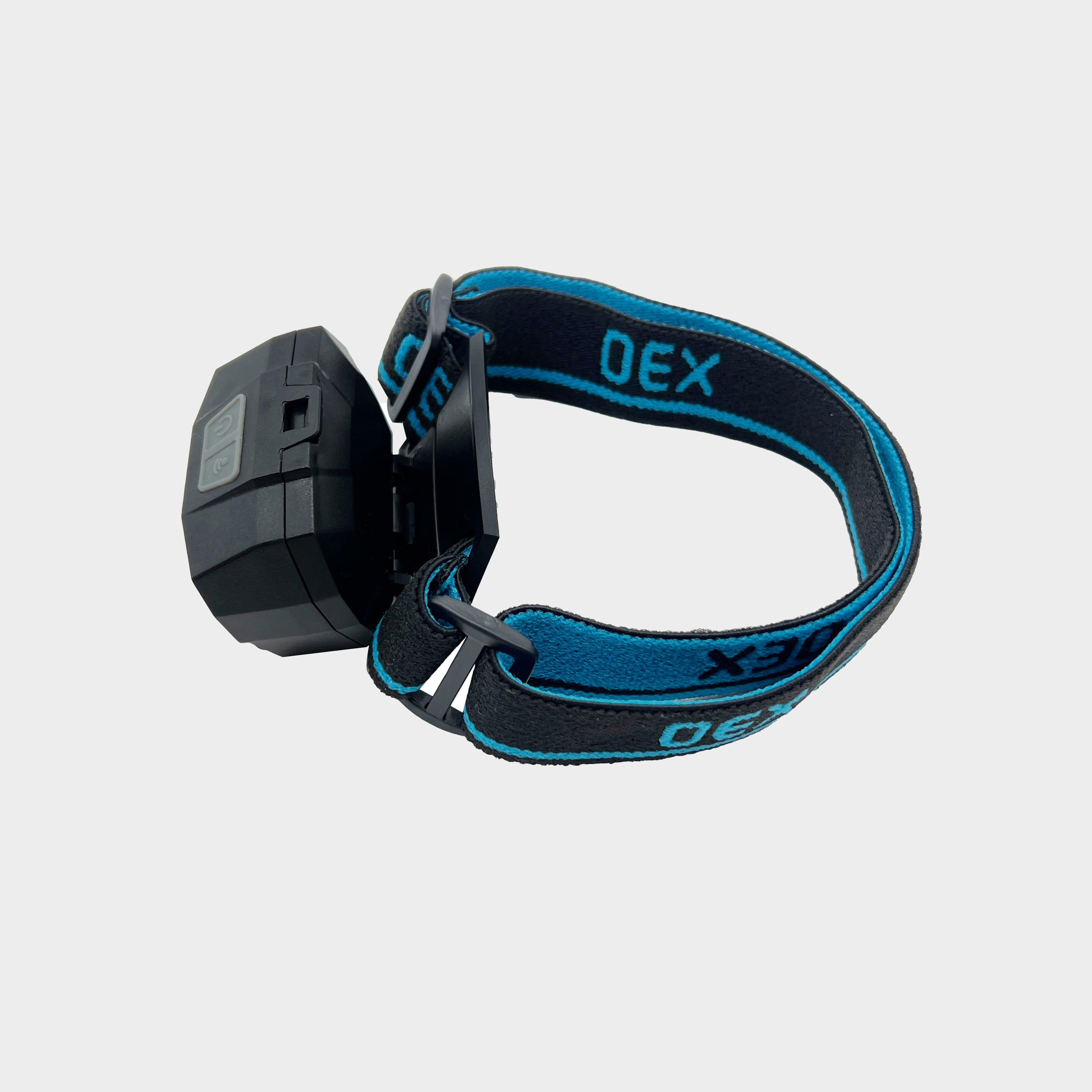 OEX 300L Rechargeable Head Torch Black