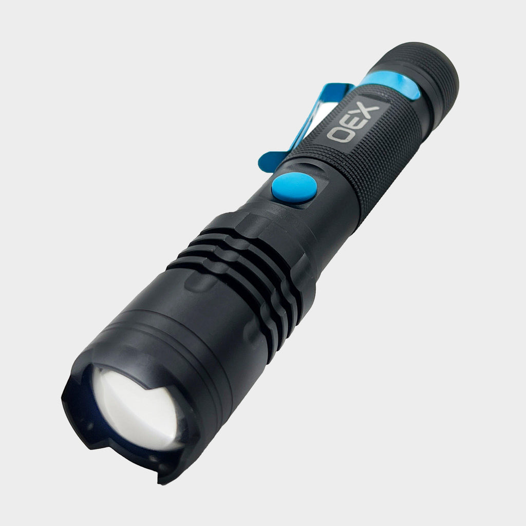 1000L Rechargeable Torch Black