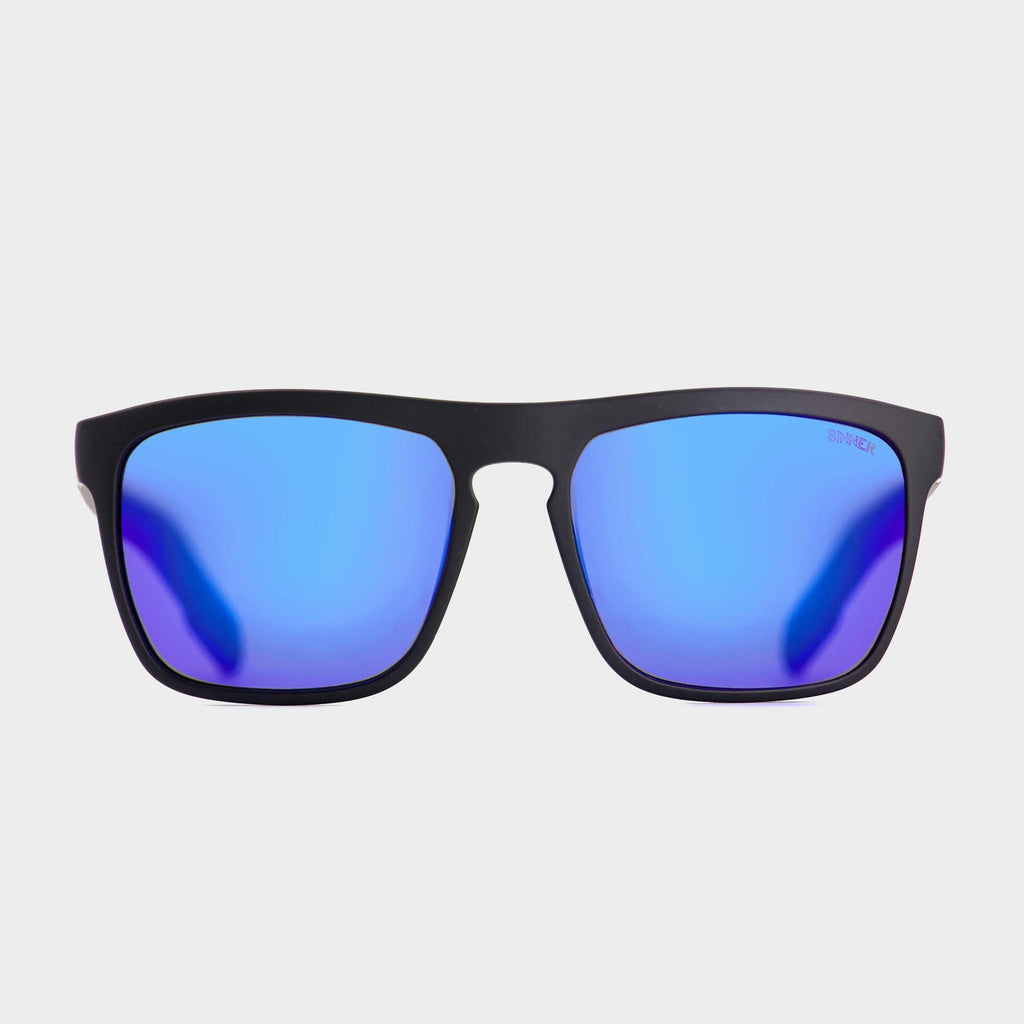 Thunder X Sunglasses Black Blue Oil Lens