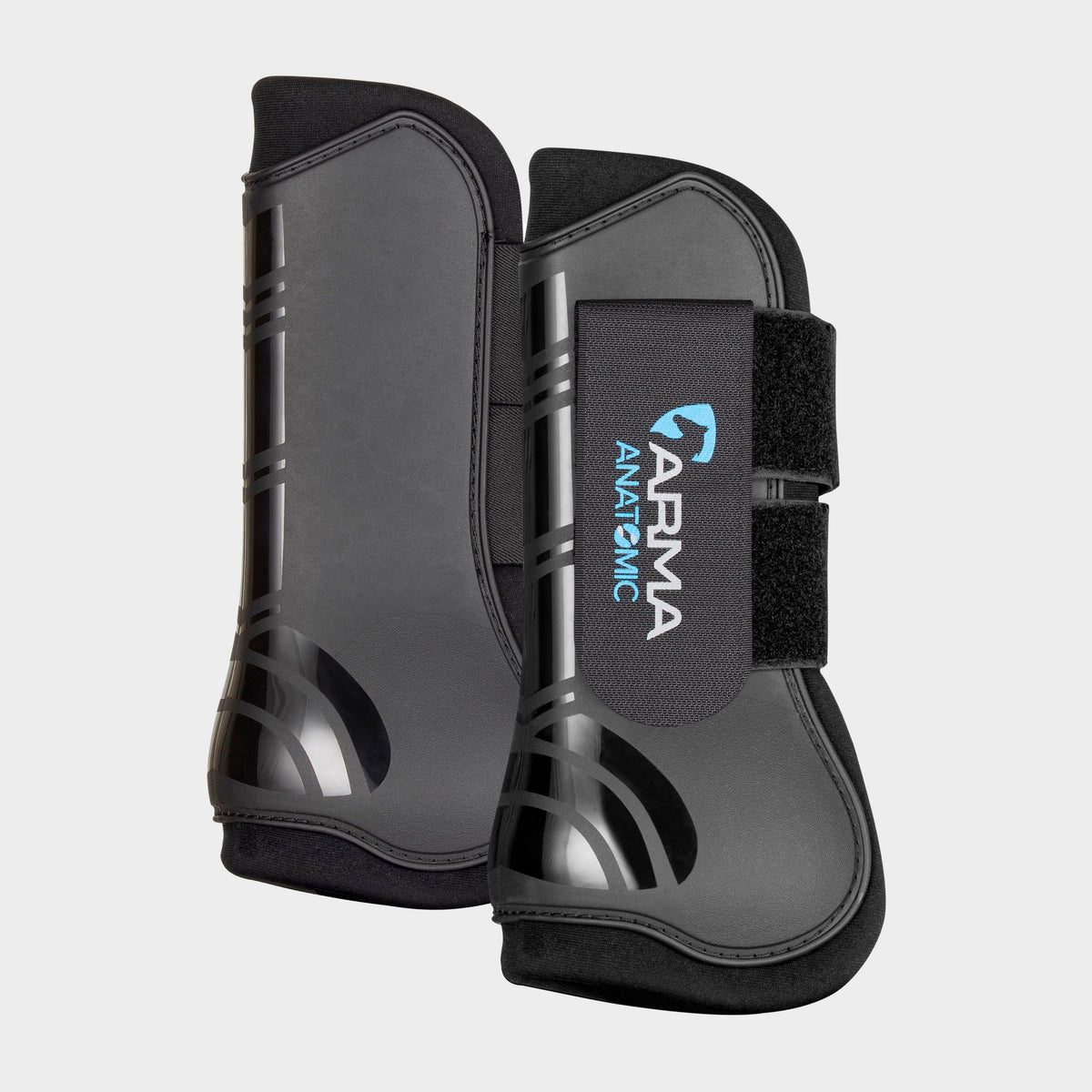 Tendon Boots Black Full