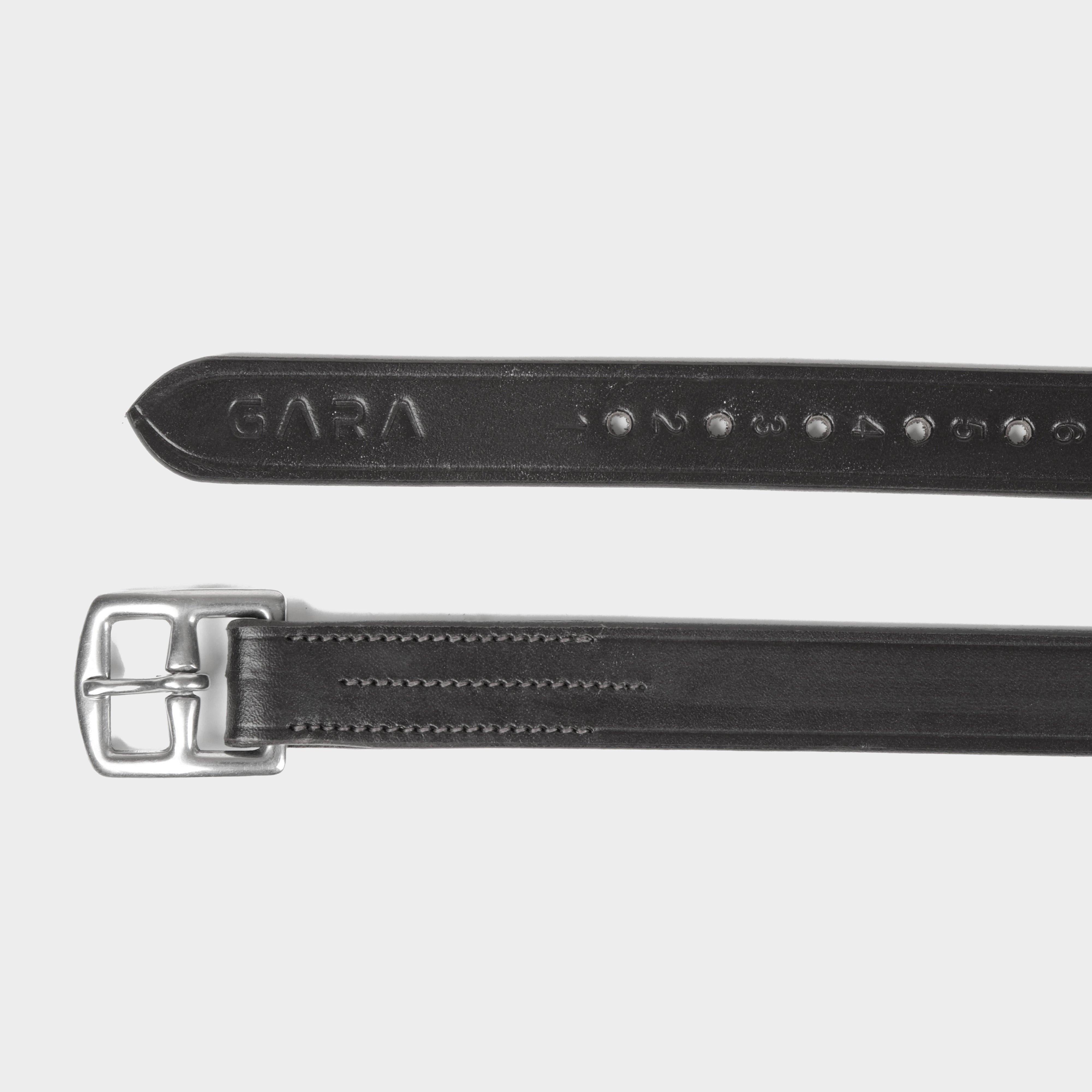 GARA Stirrup Leathers Black 48"