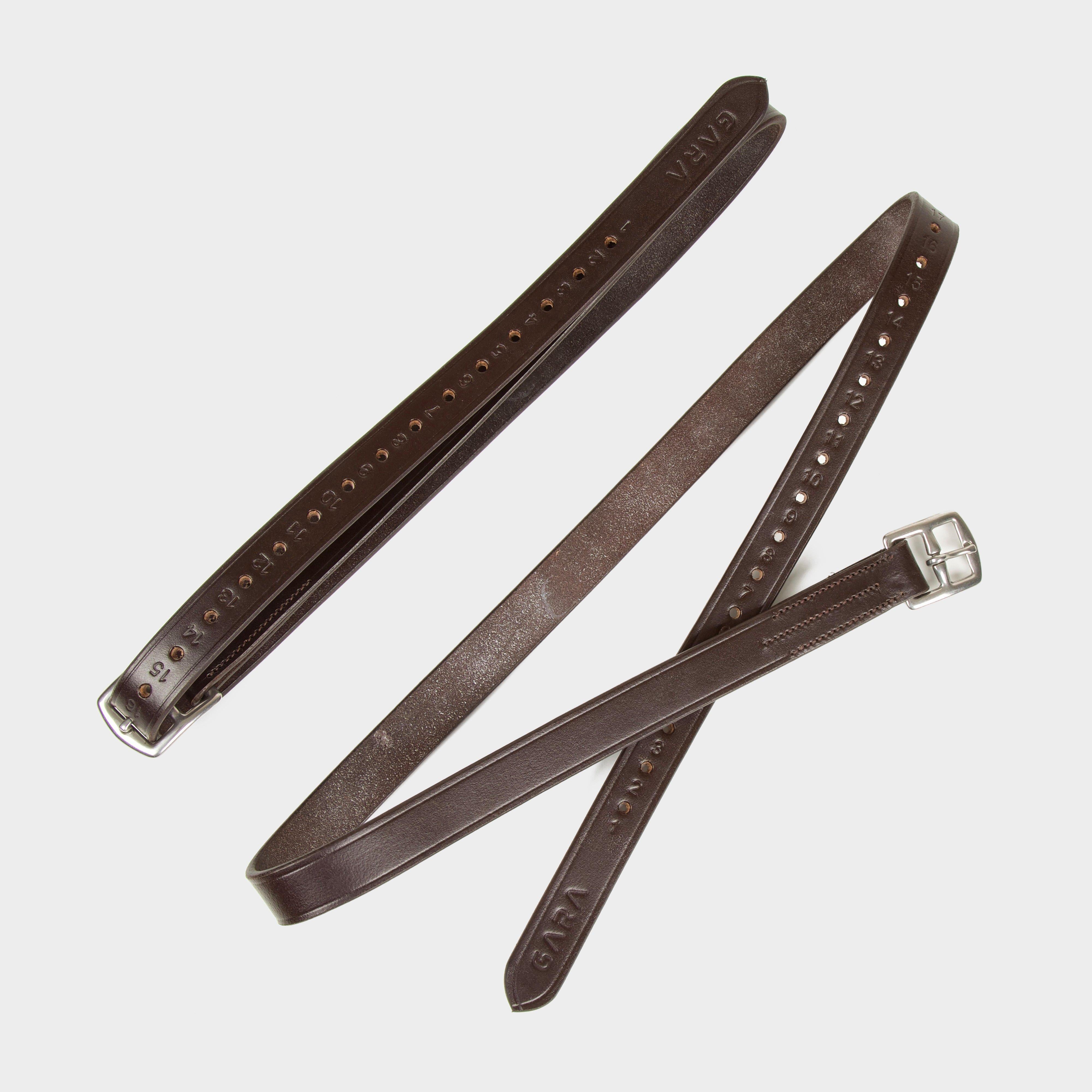 GARA Stirrup Leathers Brown 48"