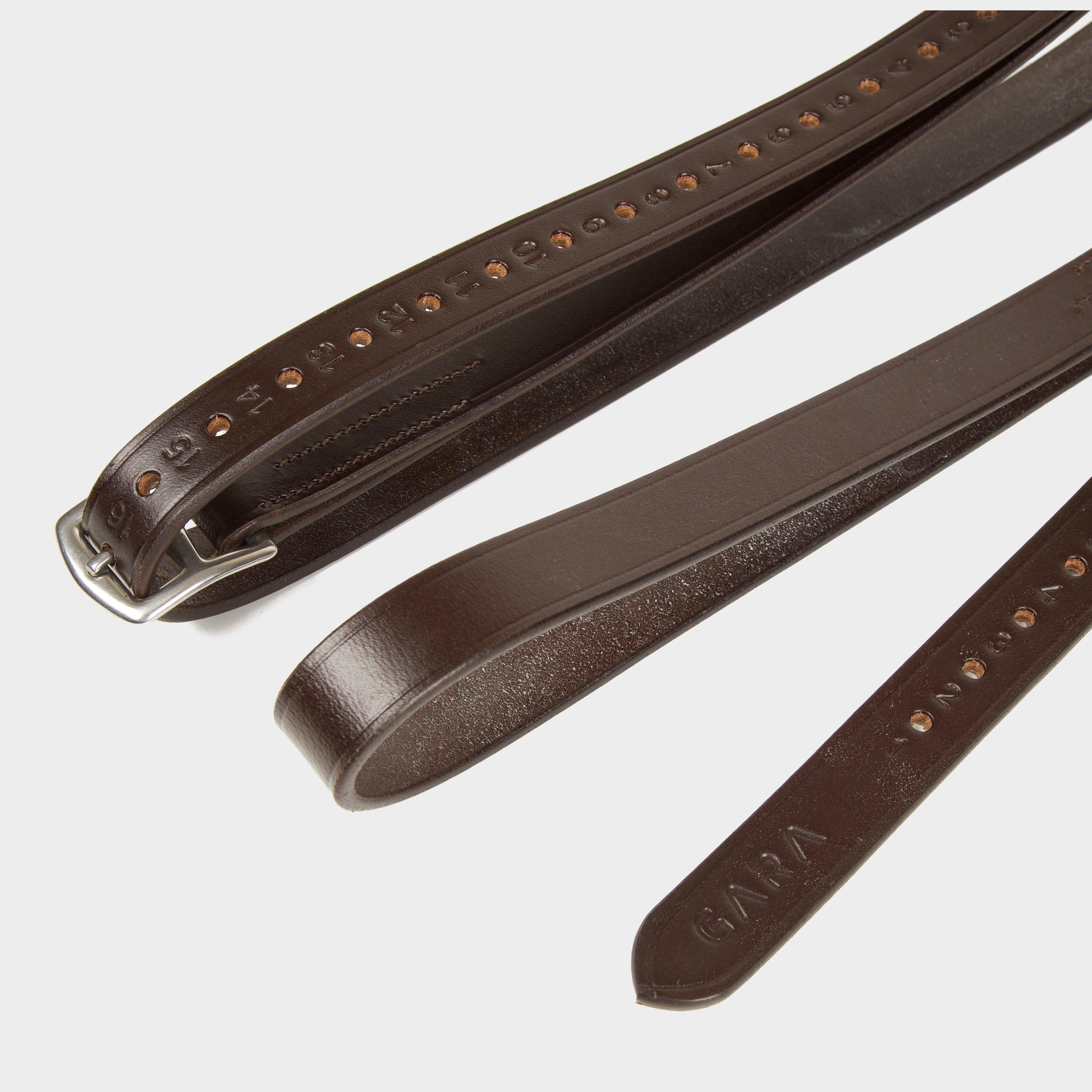 GARA Stirrup Leathers Brown 48"