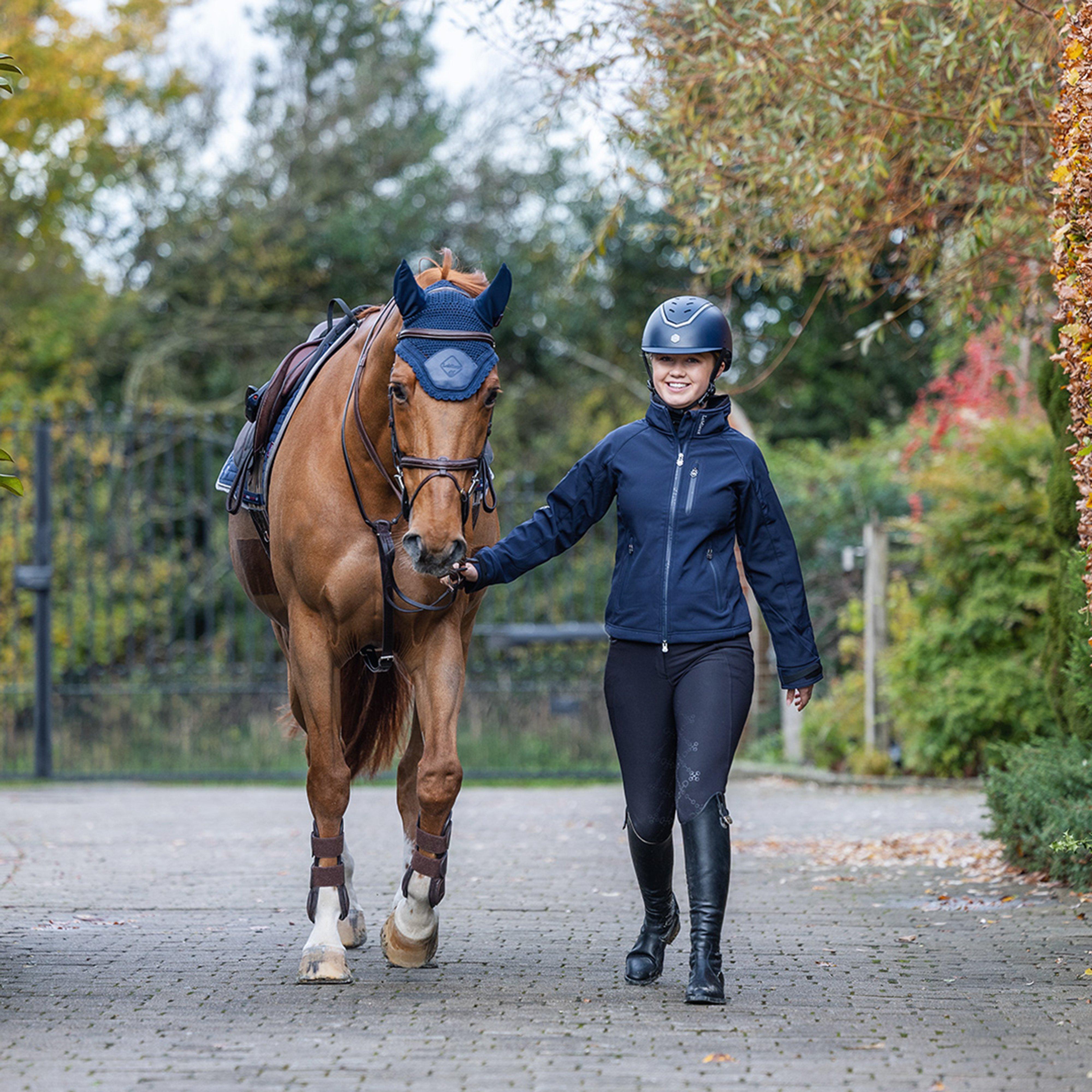 Kylo Standard Peak Riding Hat Navy Matte