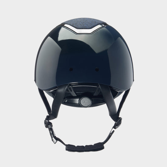 Kylo Wide Peak Riding Hat Navy Gloss