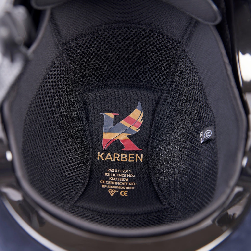 Carmella Riding Hat Navy