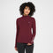 Womens Prime Long Sleeved Top Maroon