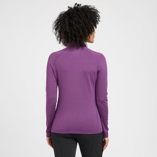 Womens Prime Long Sleeved Top Violet