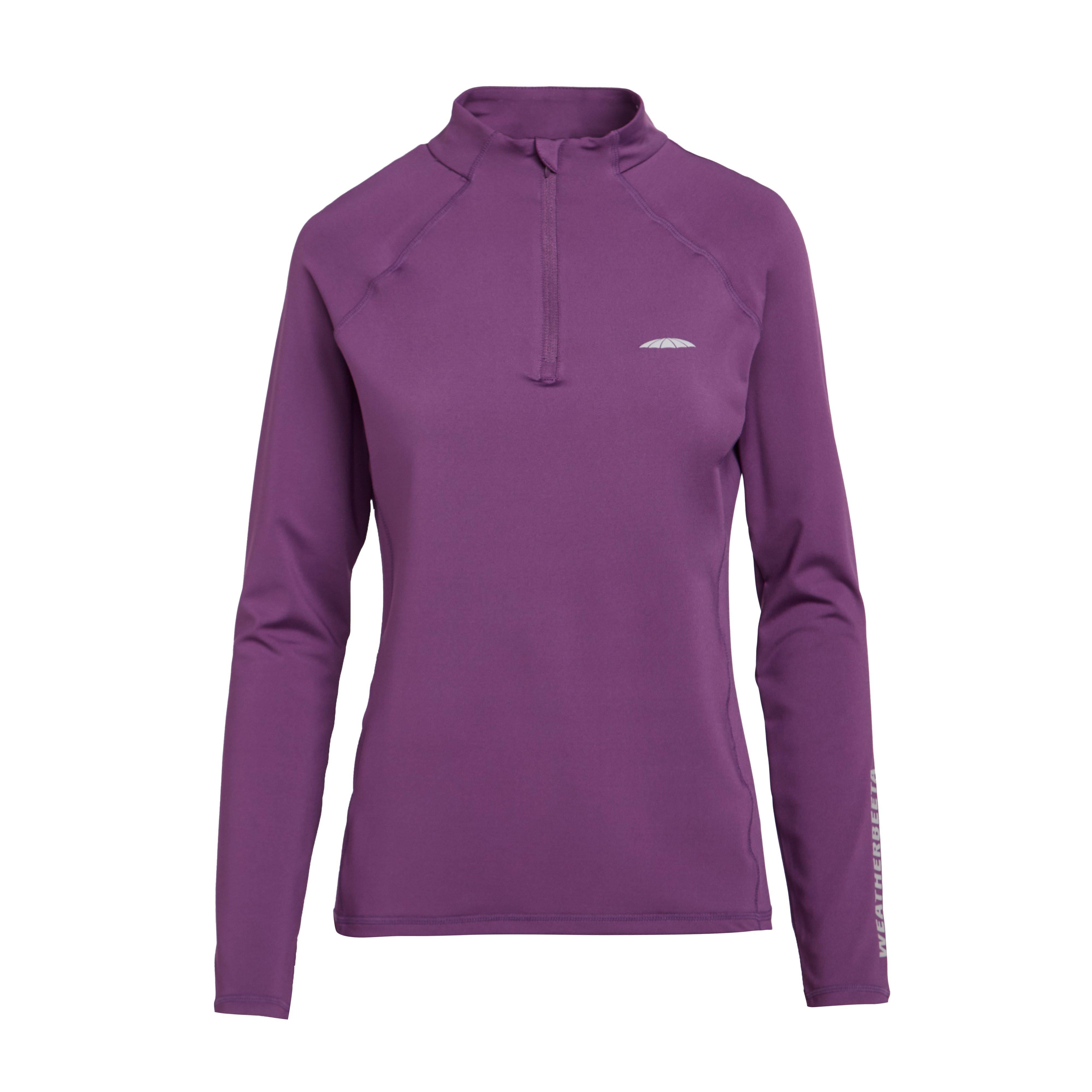 Womens Prime Long Sleeved Top Violet