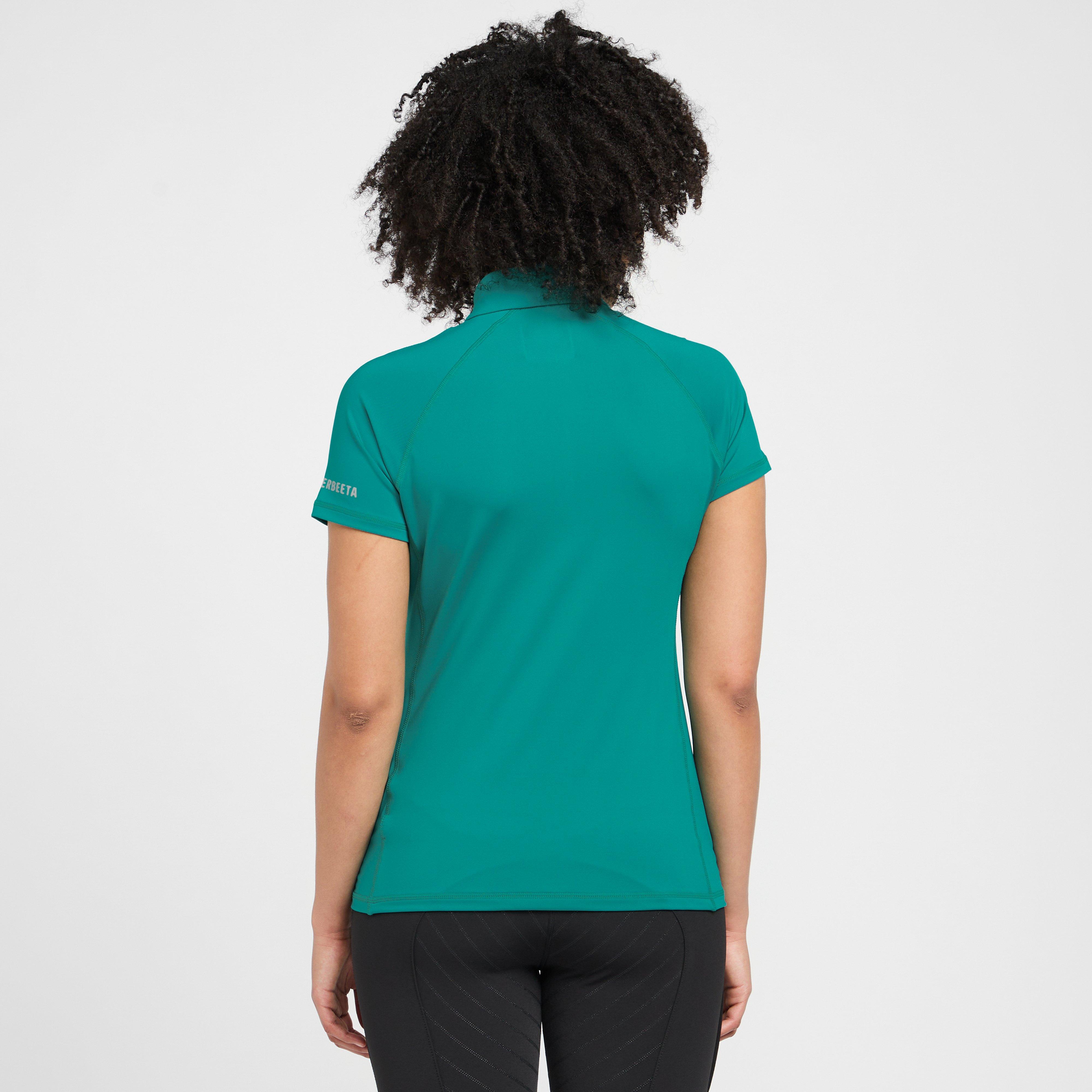 Womens Prime Short Sleeved Top Turquoise