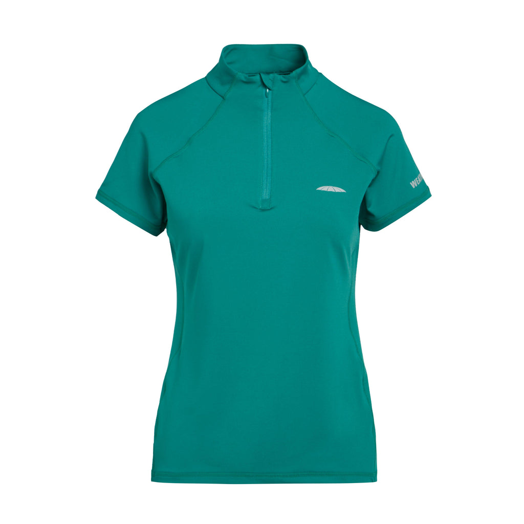 Womens Prime Short Sleeved Top Turquoise