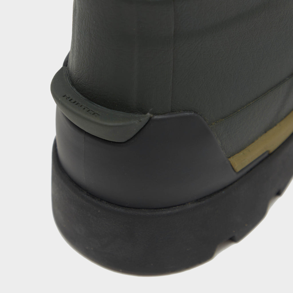 Womens Balmoral Neoprene Side Adjustable Wellington Boots Dark Olive