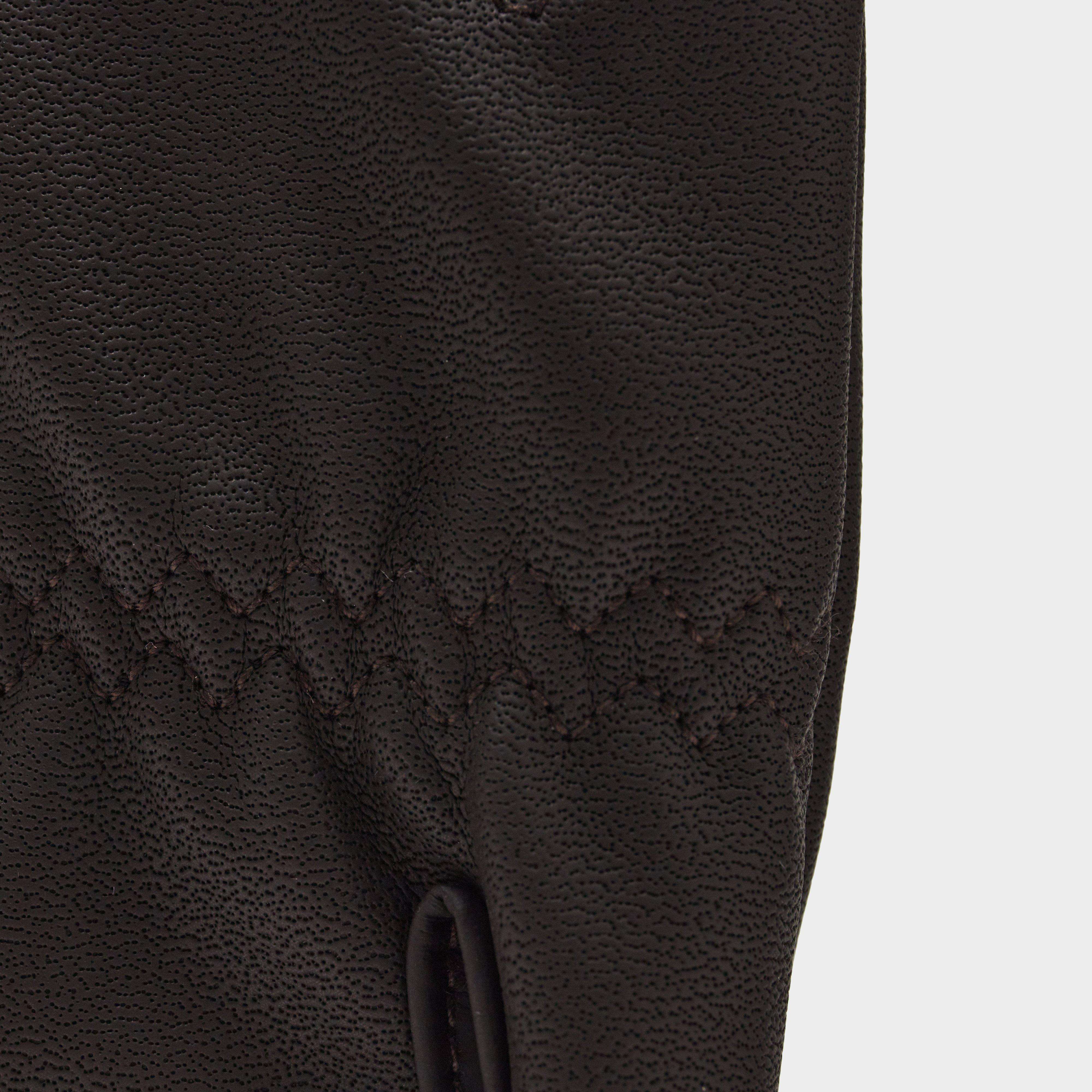 PU Riding Gloves Brown