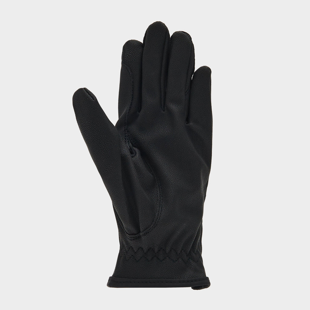 Childs PU Riding Gloves Black