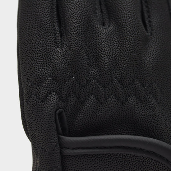 Childs PU Riding Gloves Black