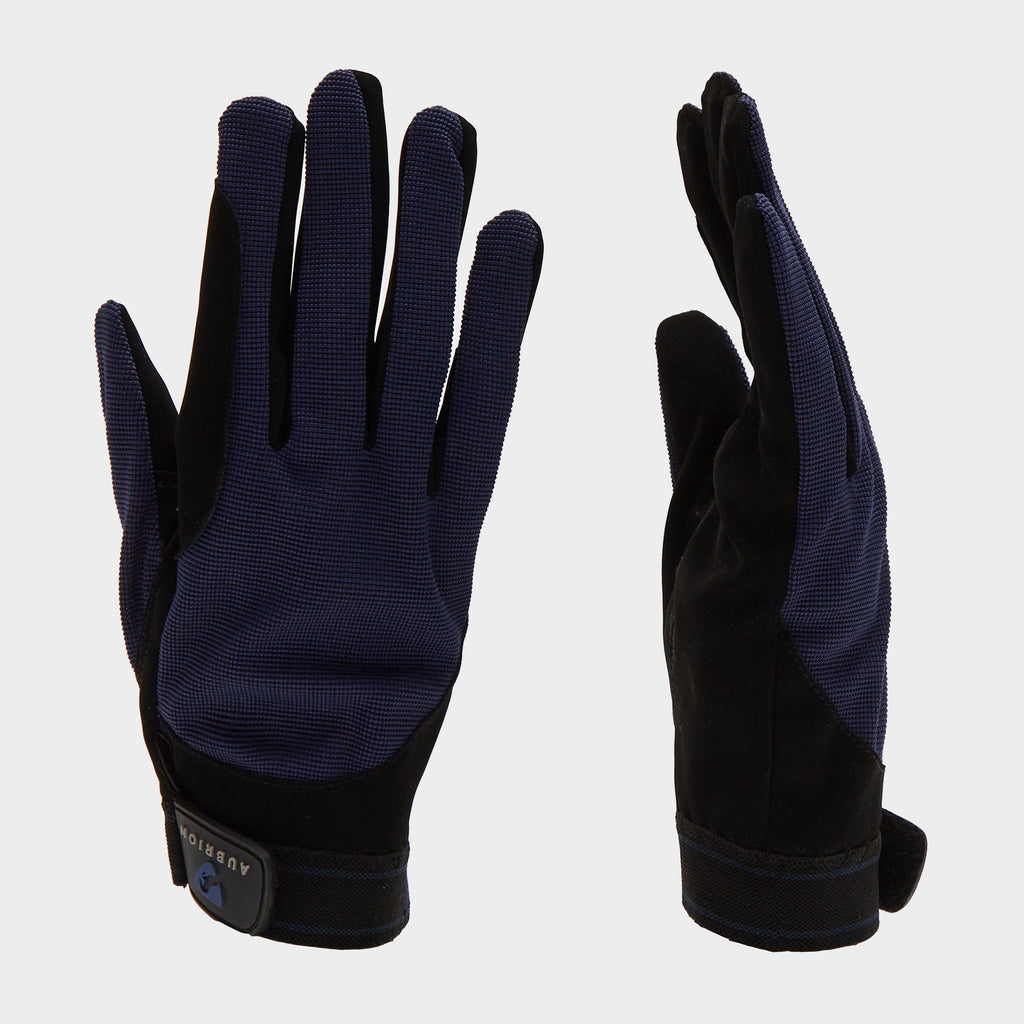 Mesh Riding Gloves Navy