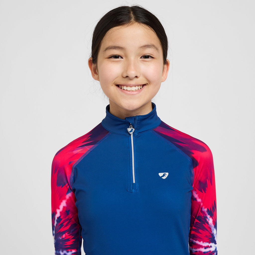 Young Rider Hyde Park Cross Country Shirt Pink Tie Dye