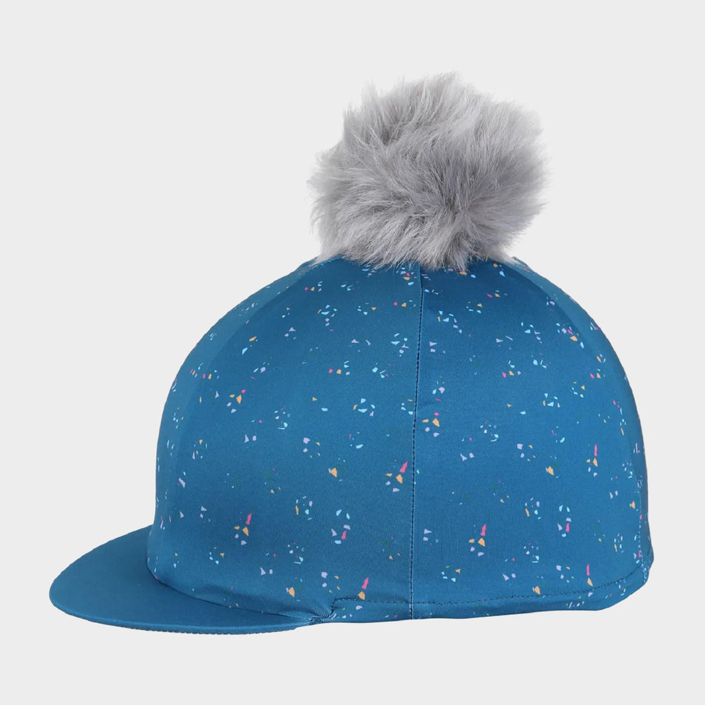 Hyde Park Hat Cover Teal Ditsy