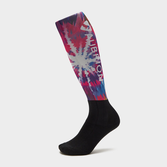 Young Rider Hyde Park Socks Pink Tie Dye