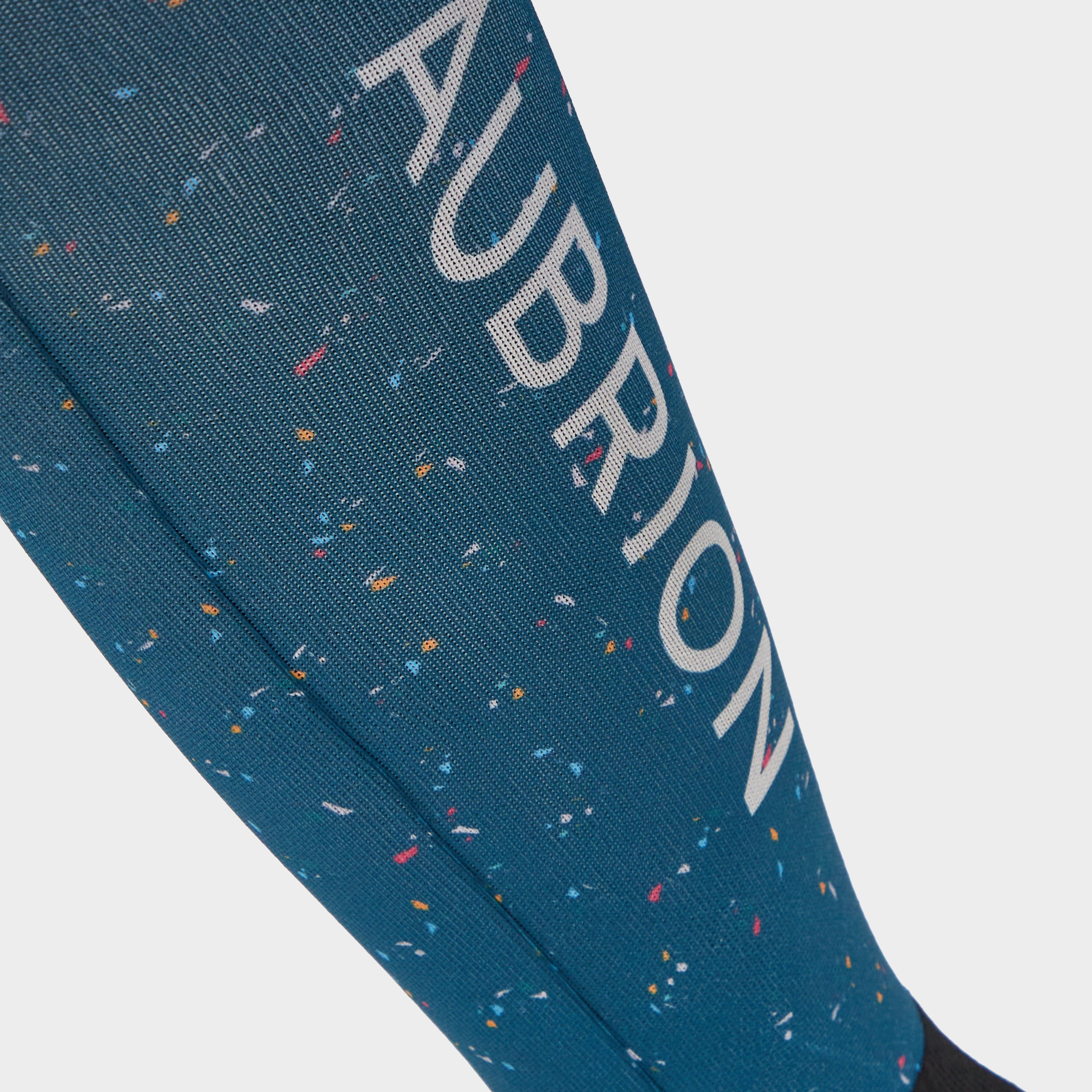 Young Rider Hyde Park Socks Teal Ditsy