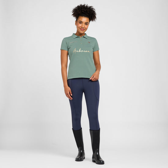 Womens Team Polo Sage
