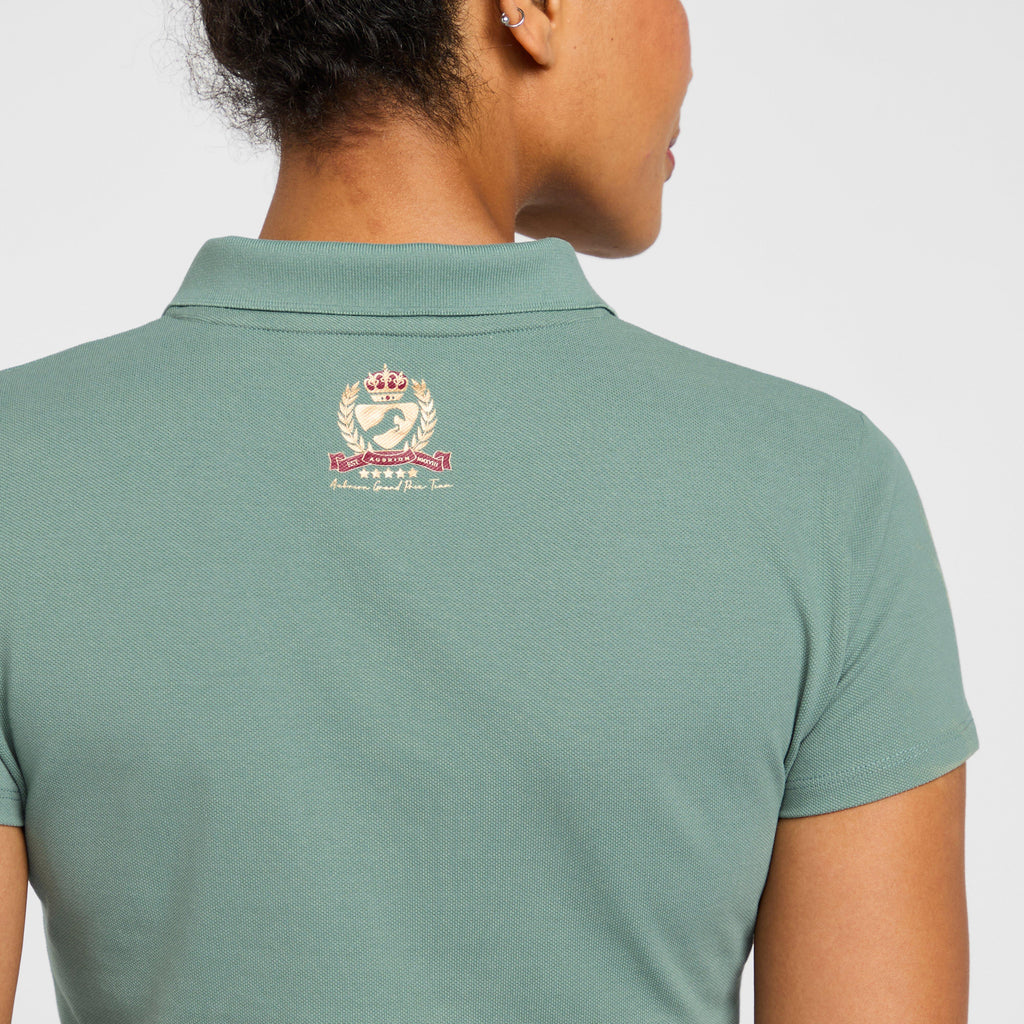 Womens Team Polo Sage