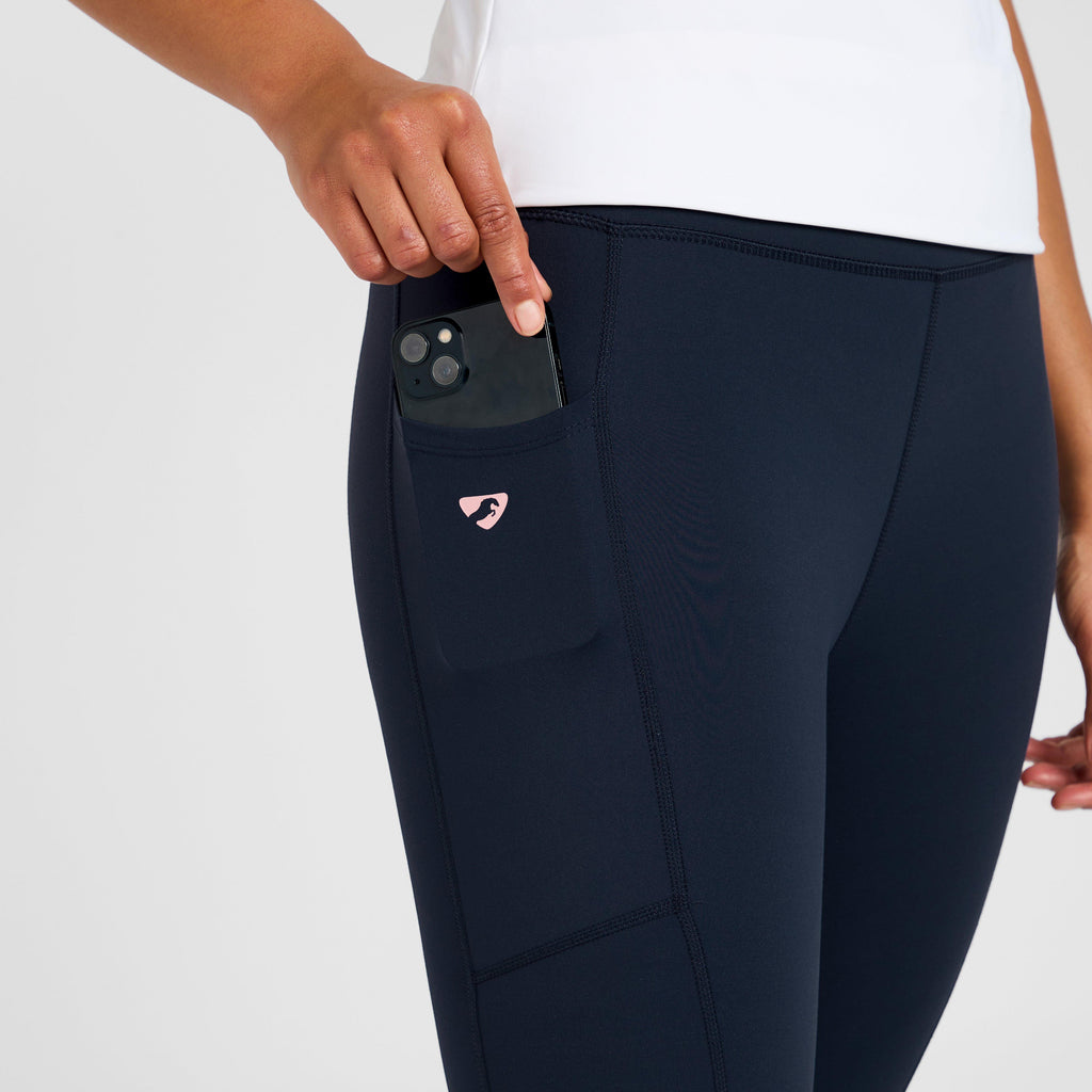 Womens Non-Stop Riding Tights Navy