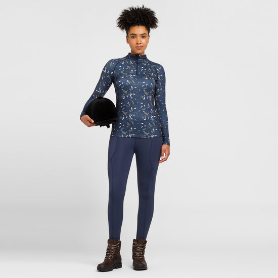 Womens Rhythm Riding Tights Navy