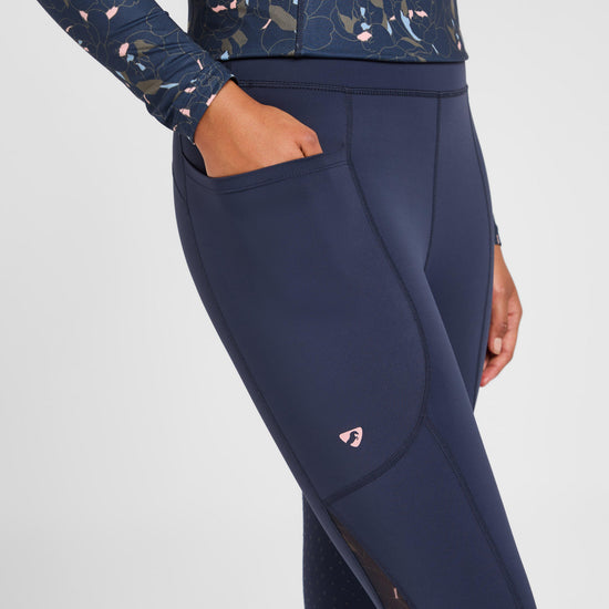 Womens Rhythm Riding Tights Navy