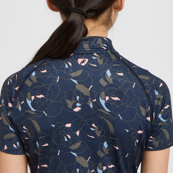 Young Rider Revive Short Sleeve Base Layer Peony Print