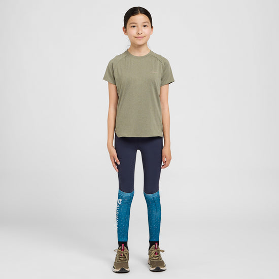 Young Rider Energise Tech T-Shirt Olive