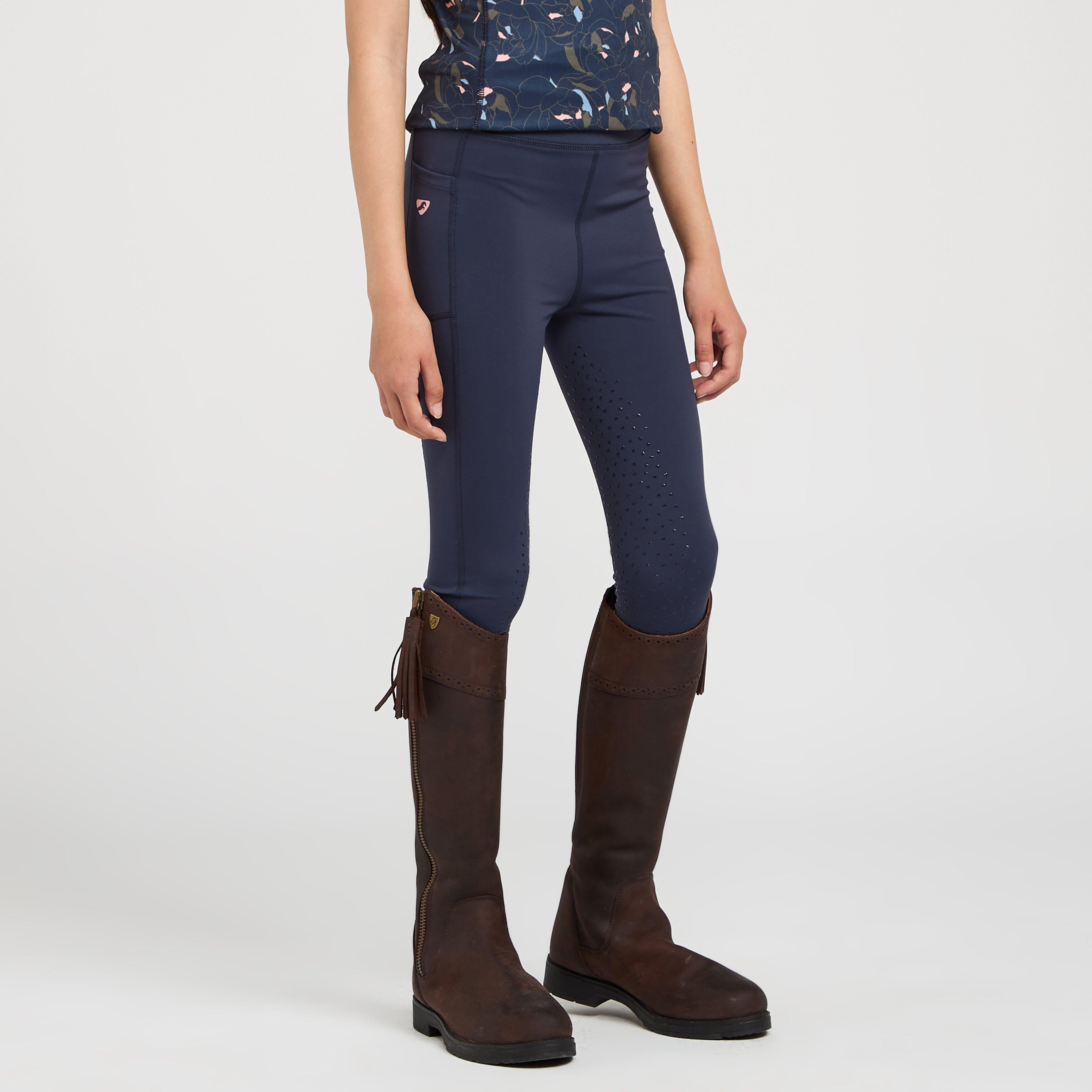 Young Rider Non-Stop Riding Tights Navy