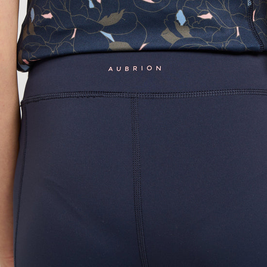 Young Rider Non-Stop Riding Tights Navy
